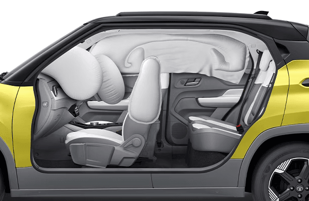 Tata Punch.ev with 6 Airbags for Maximum Safety